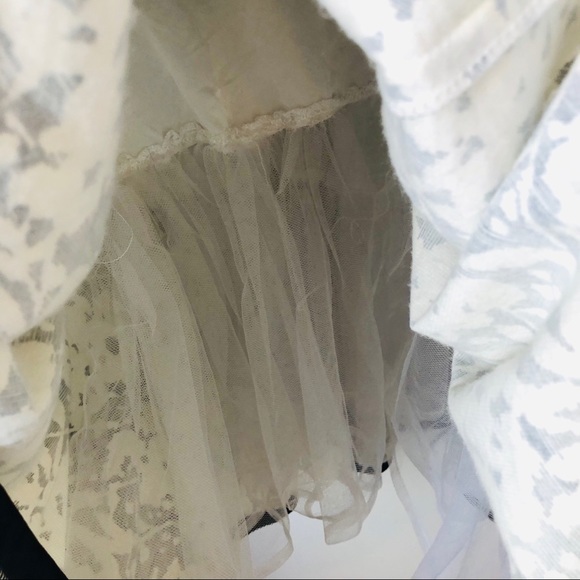 Vintage 80s silk puff sleeve dress - Picture 8 of 8